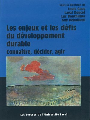 cover image of Les enjeux et défis du développement durable